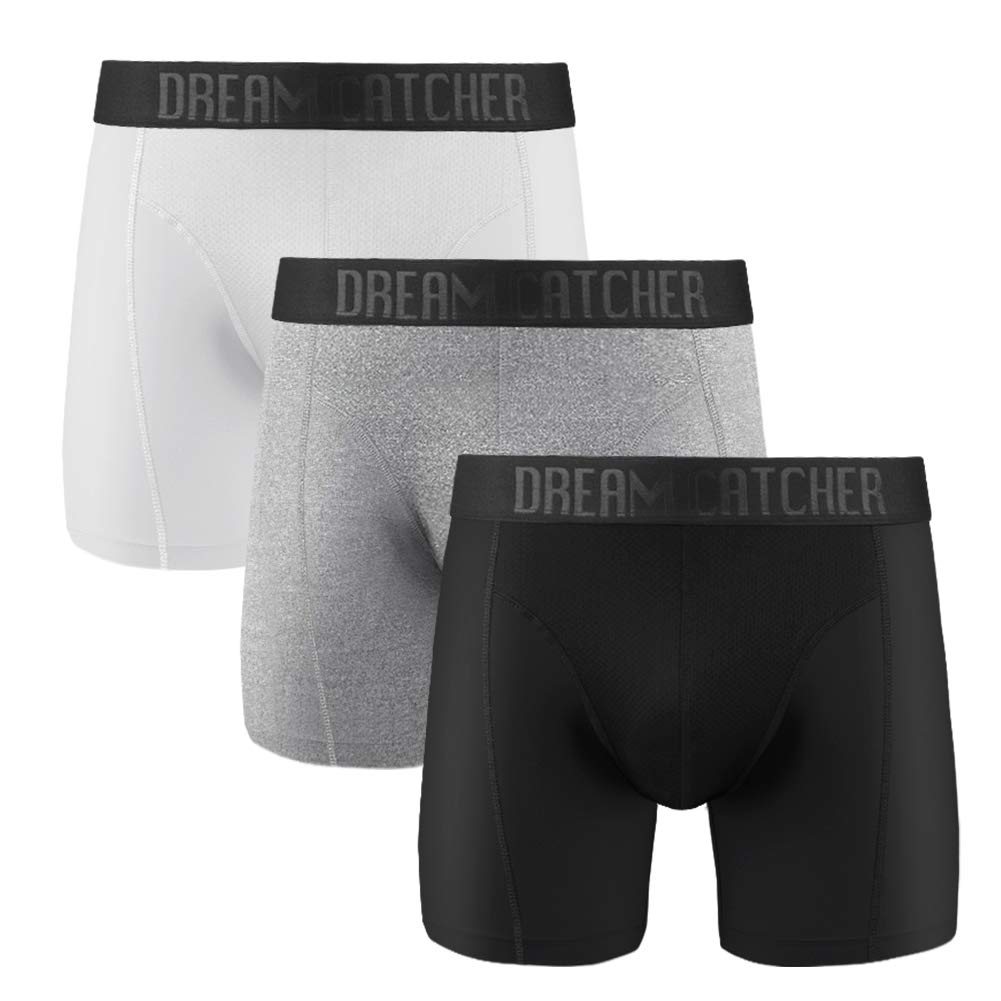 5Mayi Men's Athletic Underwear - Breathable Quick-Dry Boxer Briefs for Sports & Workout (Pack of 3/5/7) - S/M/L/XL/XXL - Perfect for Gym, Running & Daily Comfort