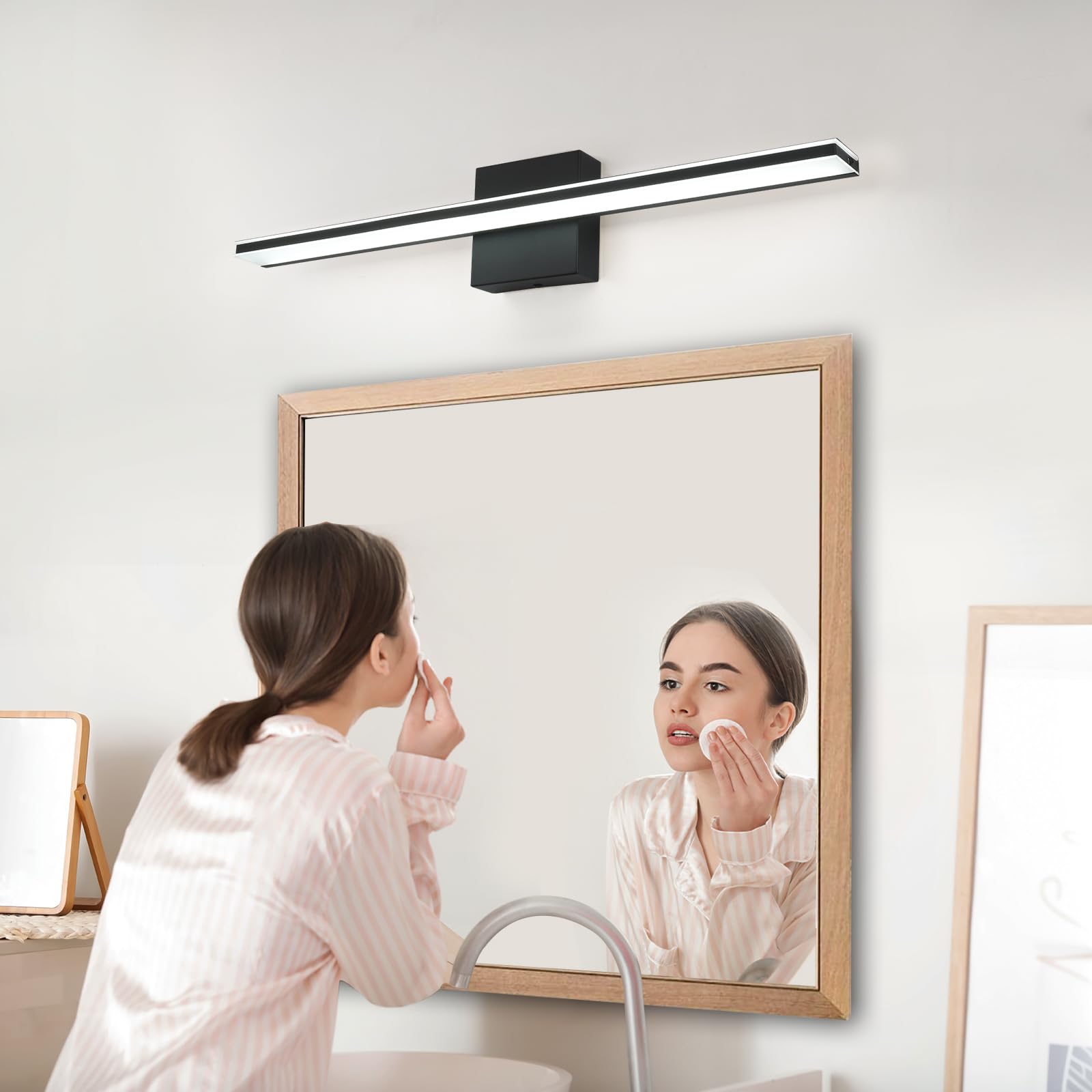 Modern Black Vanity Light 24