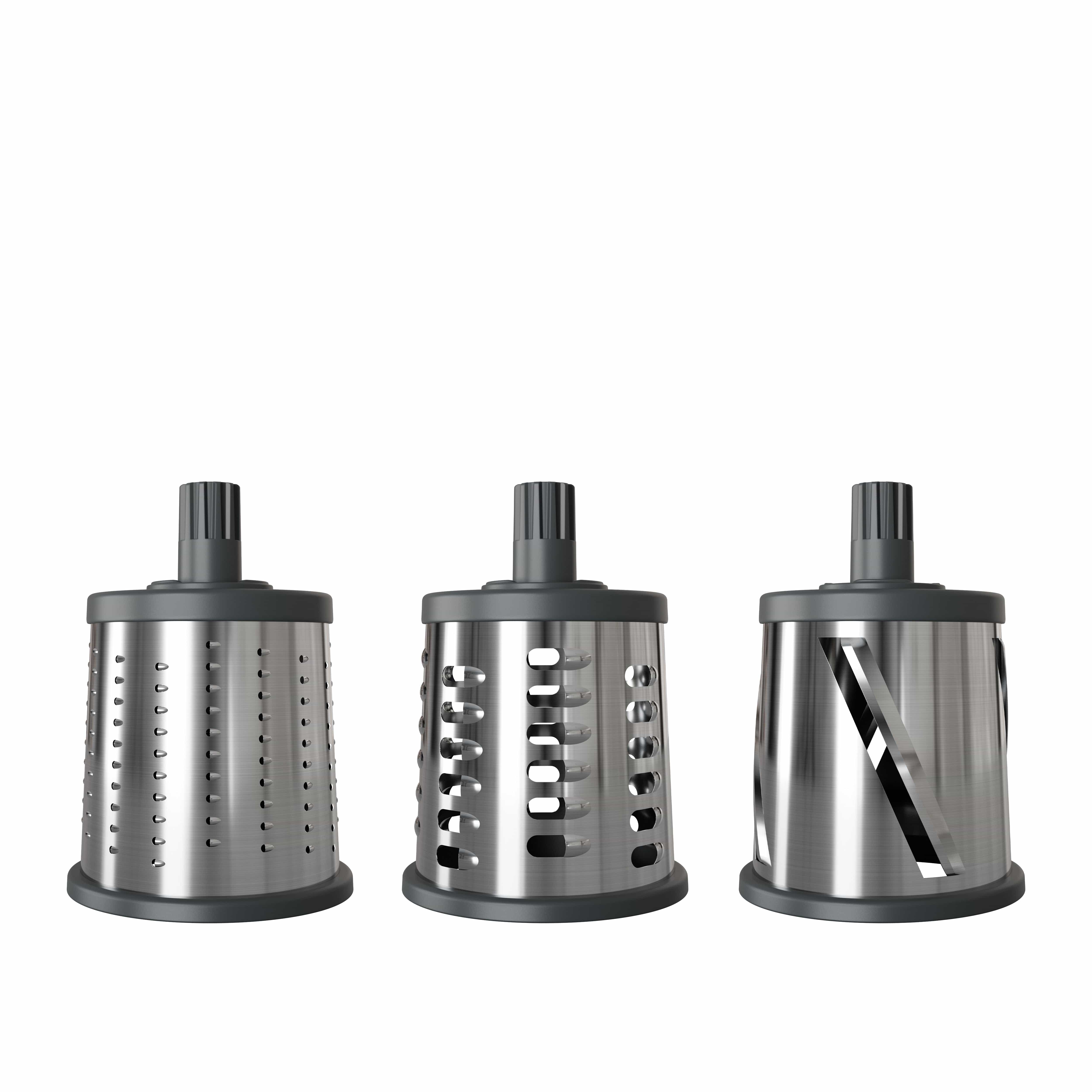 Zyliss Gourmet Rotary Drum Grater - Stainless Steel Cheese Grater & Vegetable Shredder for Kitchen - Perfect for Pasta, Salads & Baking