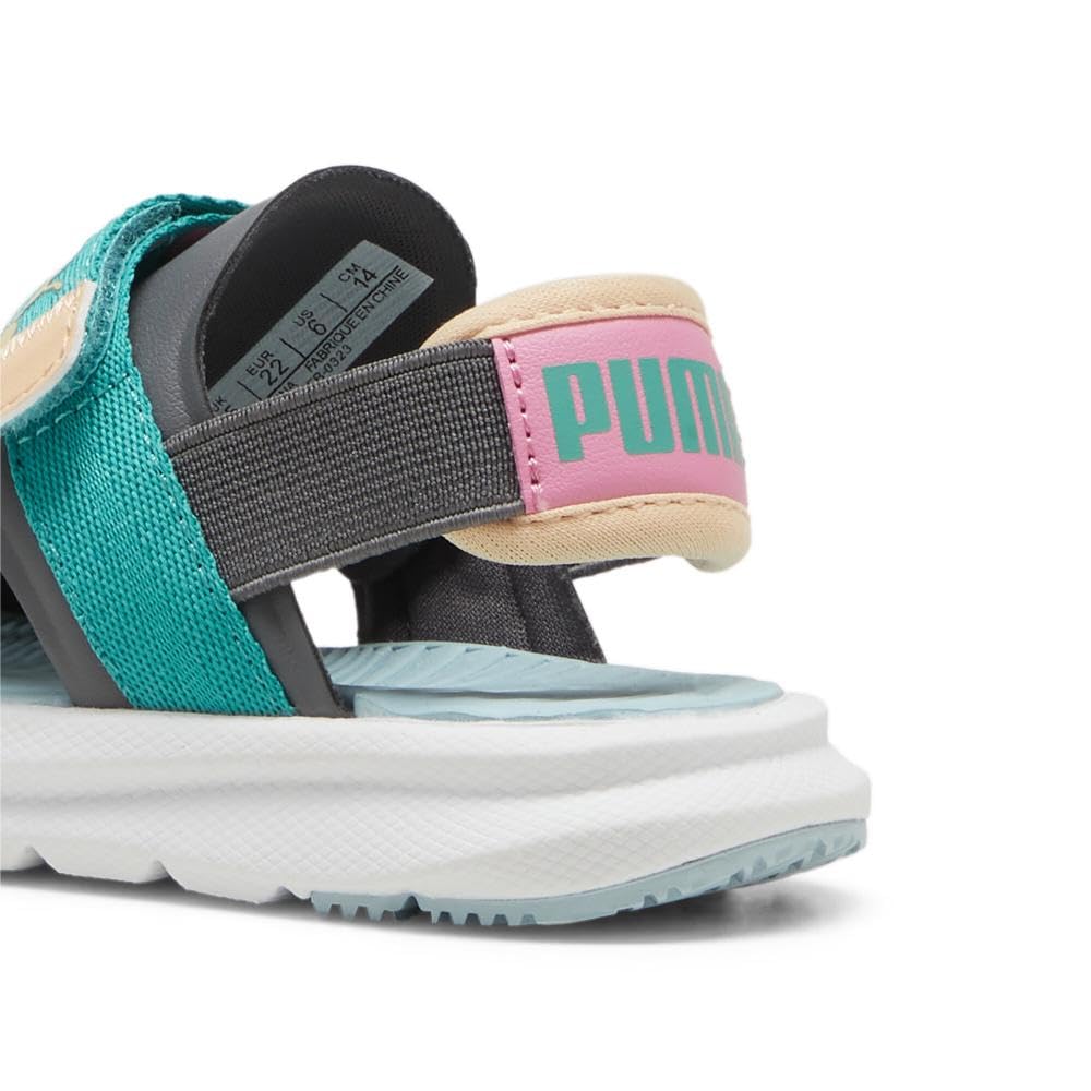 PUMA Unisex-Child Evolve Sport Sandals - Comfortable Kids Water Shoes for Beach, Pool & Outdoor Activities | Lightweight & Durable Play Shoes for Boys & Girls