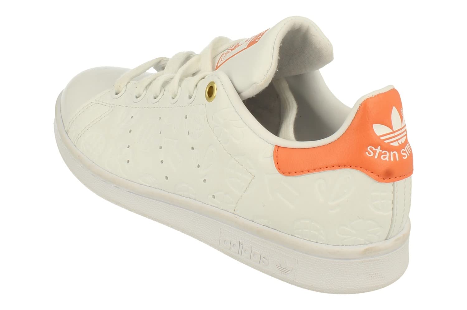 Adidas Originals Stan Smith Women's White Sneakers - Size UK 5 / US 6.5 / EU 38 (FX5677) | Classic Comfort for Casual Wear, Gym & Everyday Fashion