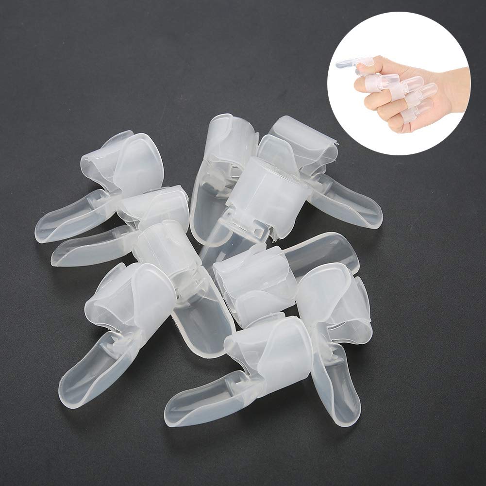10pcs Nail Polish Protector Tips - Finger Nail Art Shields for Manicure & Salon Use, Reusable Nail Varnish Guards for Professional & Home Nail Care - Perfect for Nail Salons, DIY Manicures & Beauty Treatments