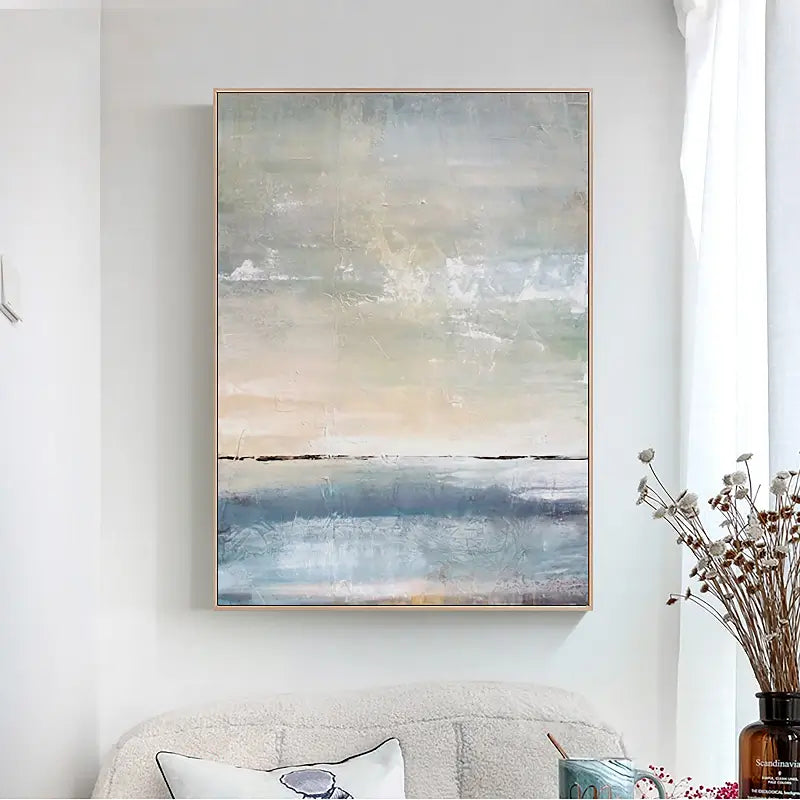 Ocean and Sky Painting #OS 012 - Stunning Seascape Wall Art for Home & Office Decor - Perfect for Living Room, Bedroom or Beach House