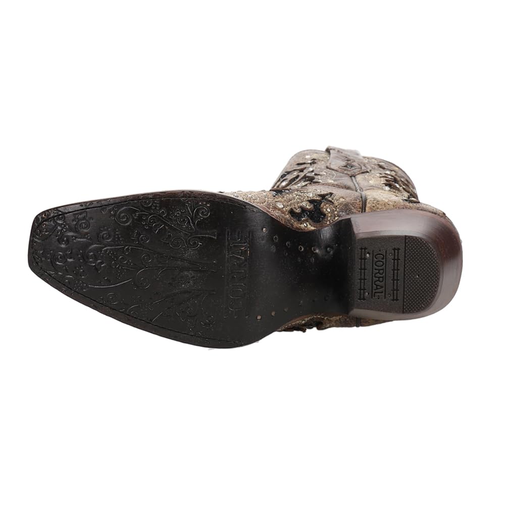 Women's Corral A3550 Cowboy Boots - Stylish Western Boots for Riding, Dancing & Everyday Wear