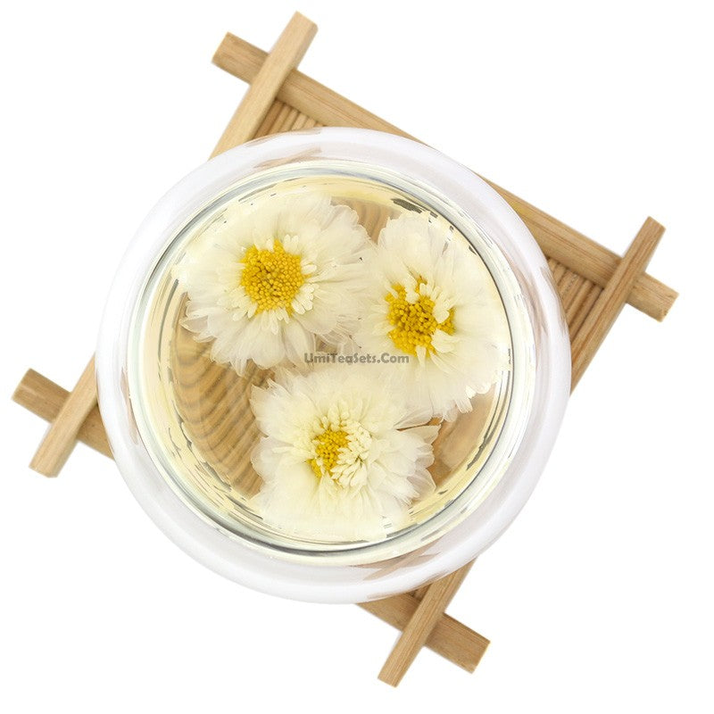 Premium Organic Chrysanthemum Tea - 100% Natural Dried Chrysanthemum Flowers for Relaxation & Detox - Herbal Tea for Stress Relief, Better Sleep & Immunity Boost - Perfect for Afternoon Tea, Meditation & Wellness Rituals