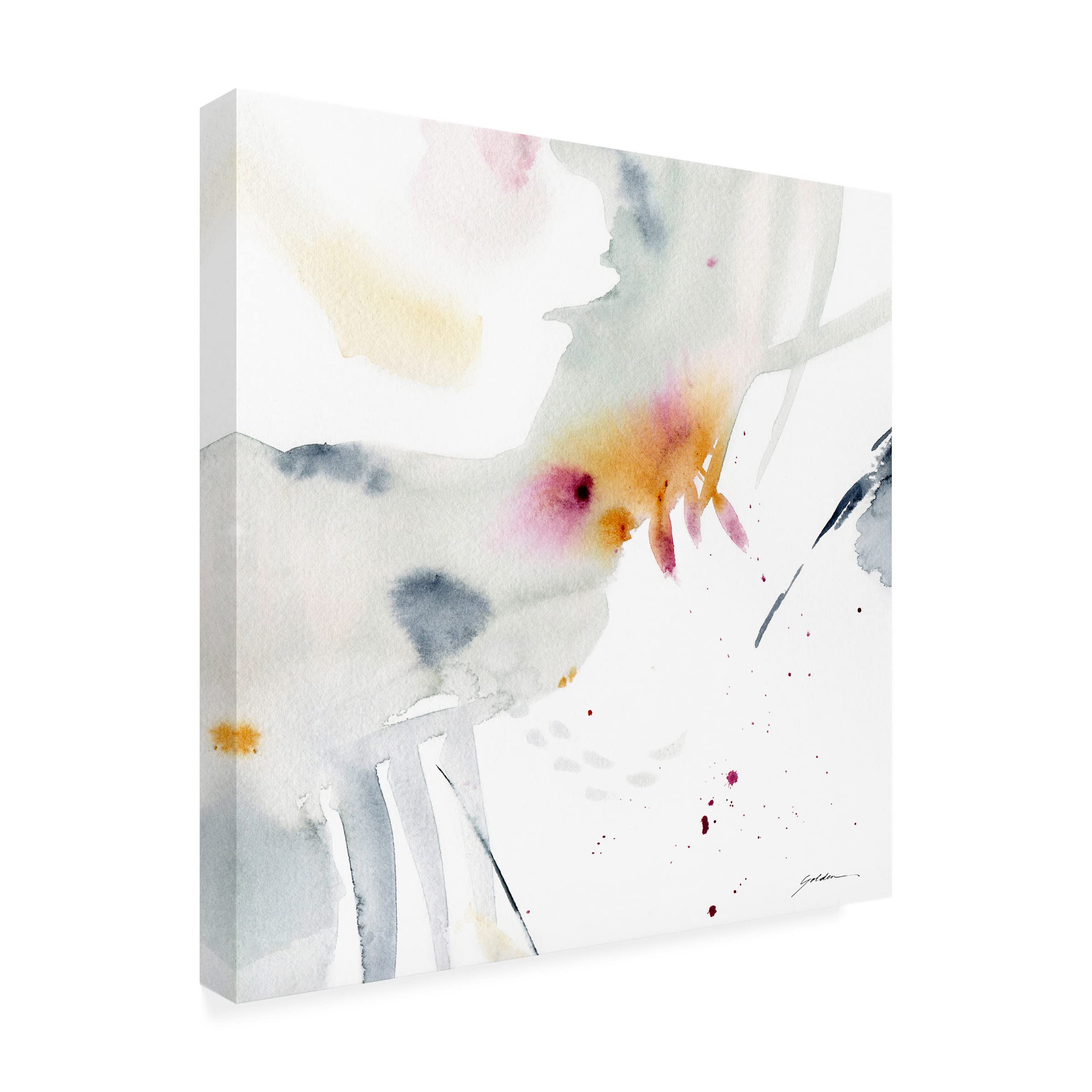 Trademark Fine Art 'Exploration' by Sheila Golden - 18x18 Inch Premium Canvas Wall Art - Perfect for Living Room, Bedroom & Office Decor