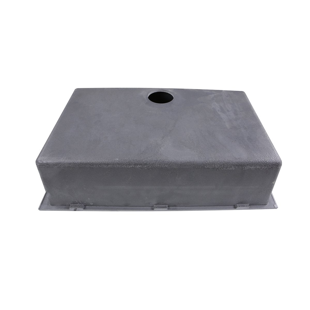 Nantucket Large Single Bowl Undermount Granite Composite Titanium Kitchen Sink PR3018 TI - Perfect for Modern Farmhouse, Rustic, and Contemporary Kitchen Designs