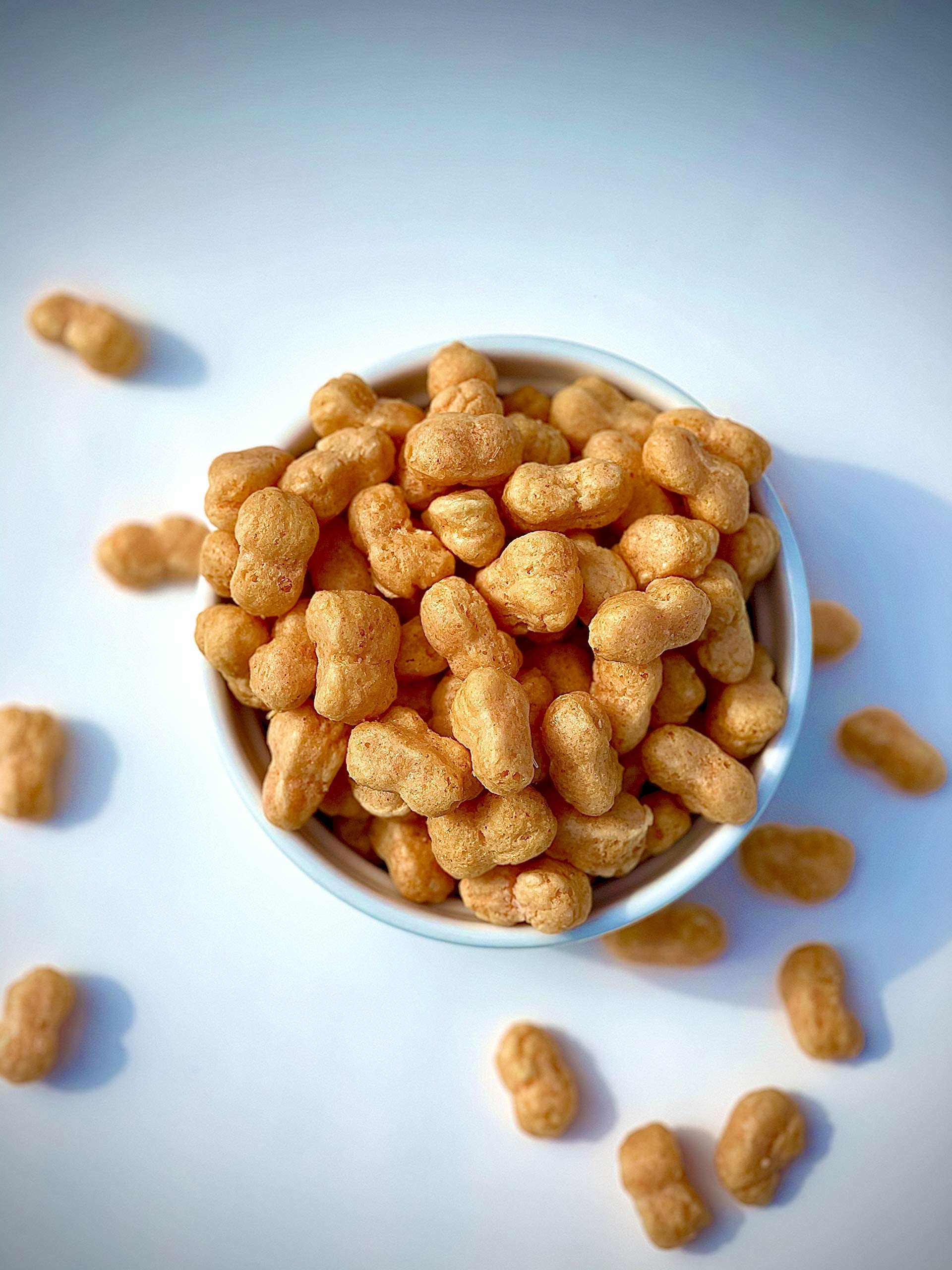 Jason's Peanut Ruffs - 5.5oz Pack of Real Peanut Butter Snacks | Baked with Unique Fiji Flavor | Crunchy Party Snacks & On-the-Go Treats