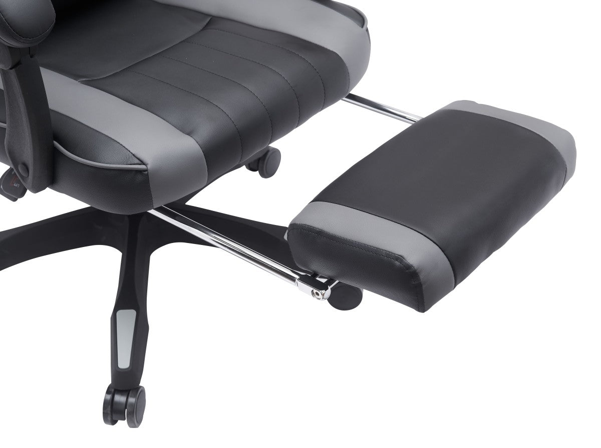 Premium Bentley Gaming Chair - Ergonomic Black & Grey Racing Style Seat for PC & Console Gamers - Perfect for Esports, Streaming & Long Gaming Sessions
