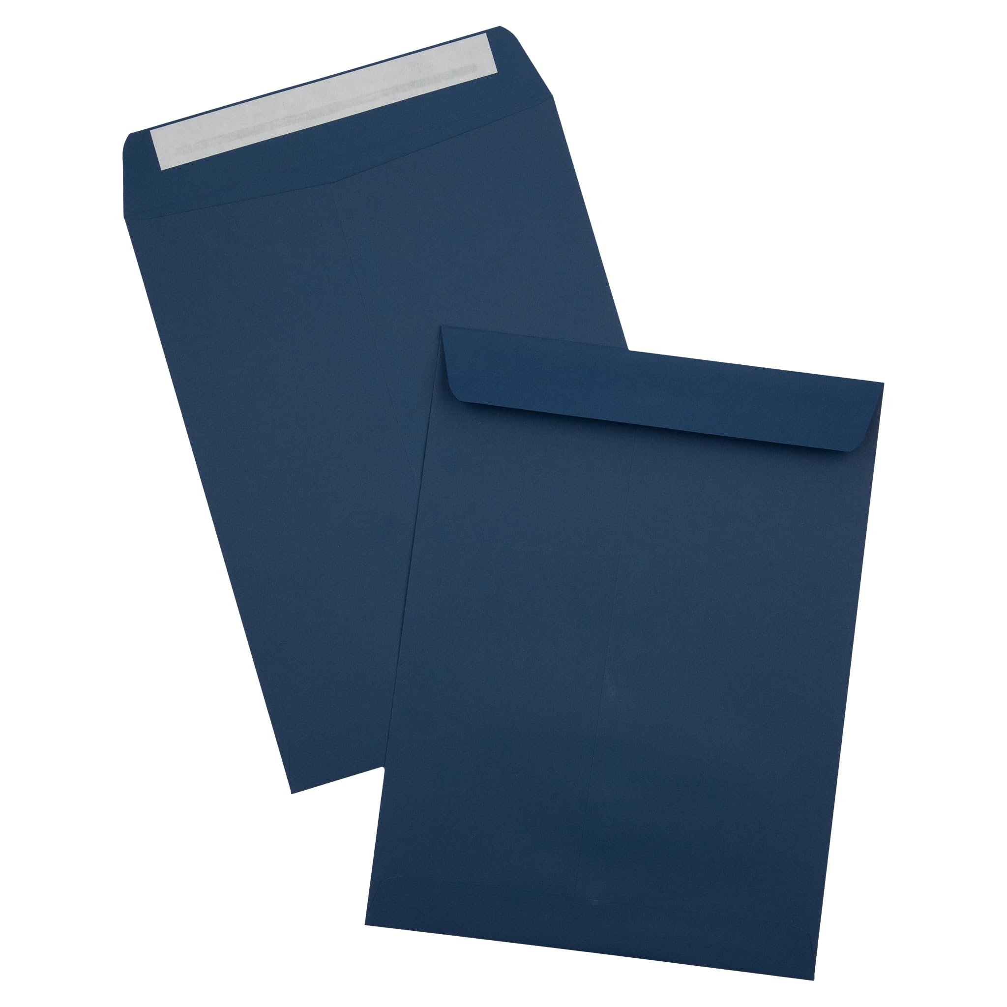 LUXPaper 9 x 12 Open End Envelopes | Self-Seal Peel & Press | Navy Blue | 80lb. Text Weight | Pack of 500 | Perfect for Business Mailings, Wedding Invitations & Office Correspondence