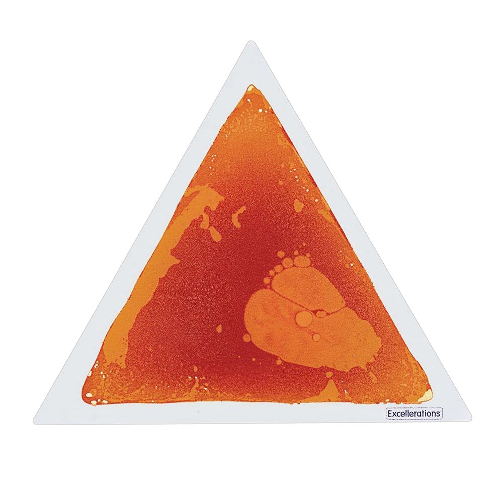 Excellerations Liquid Tile Shapes - Set of 6 Sensory Tiles for Kids - STEM Learning Toys for Early Childhood Education - Perfect for Classroom, Playroom & Sensory Play Activities