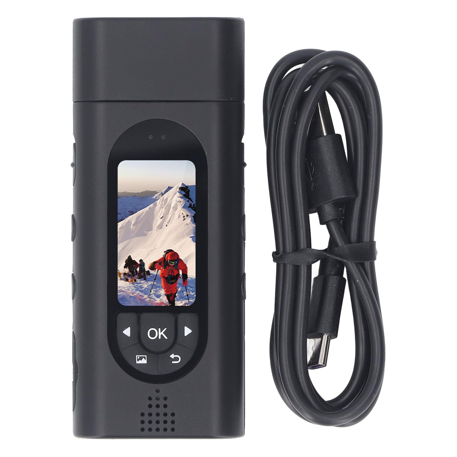 DPOFIRS 1080P HD Body Worn Camera with Night Vision - 1.47 Inch Wireless Wearable Camera, WiFi Connection, Loop Recording & 256GB Storage - Ideal for Bike Riding, Outdoor Adventures, Security Surveillance & Law Enforcement