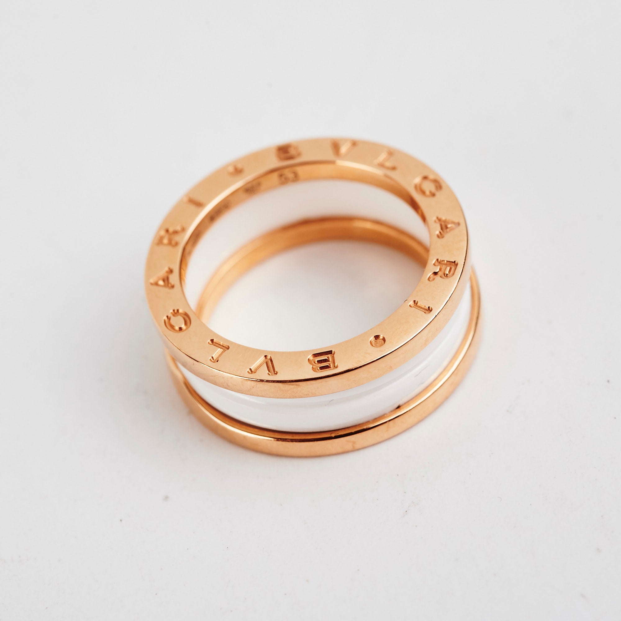 Bvlgari B Zero 1 18K Yellow Gold Ring for Women - Size 53 (US 6) - Luxury Italian Jewelry for Special Occasions & Gifts