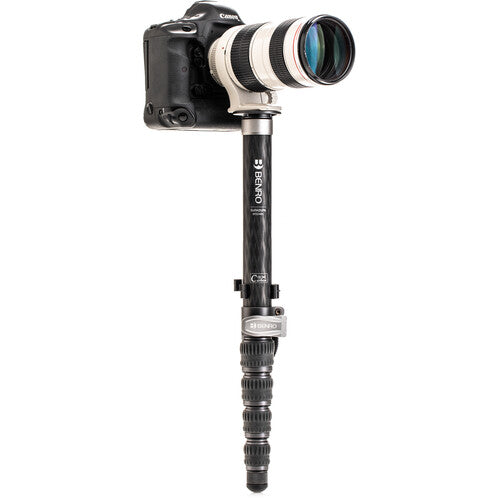 Benro MSD46C SupaDupa Carbon Fiber Monopod - Lightweight & Durable Camera Support for Travel, Sports & Wildlife Photography