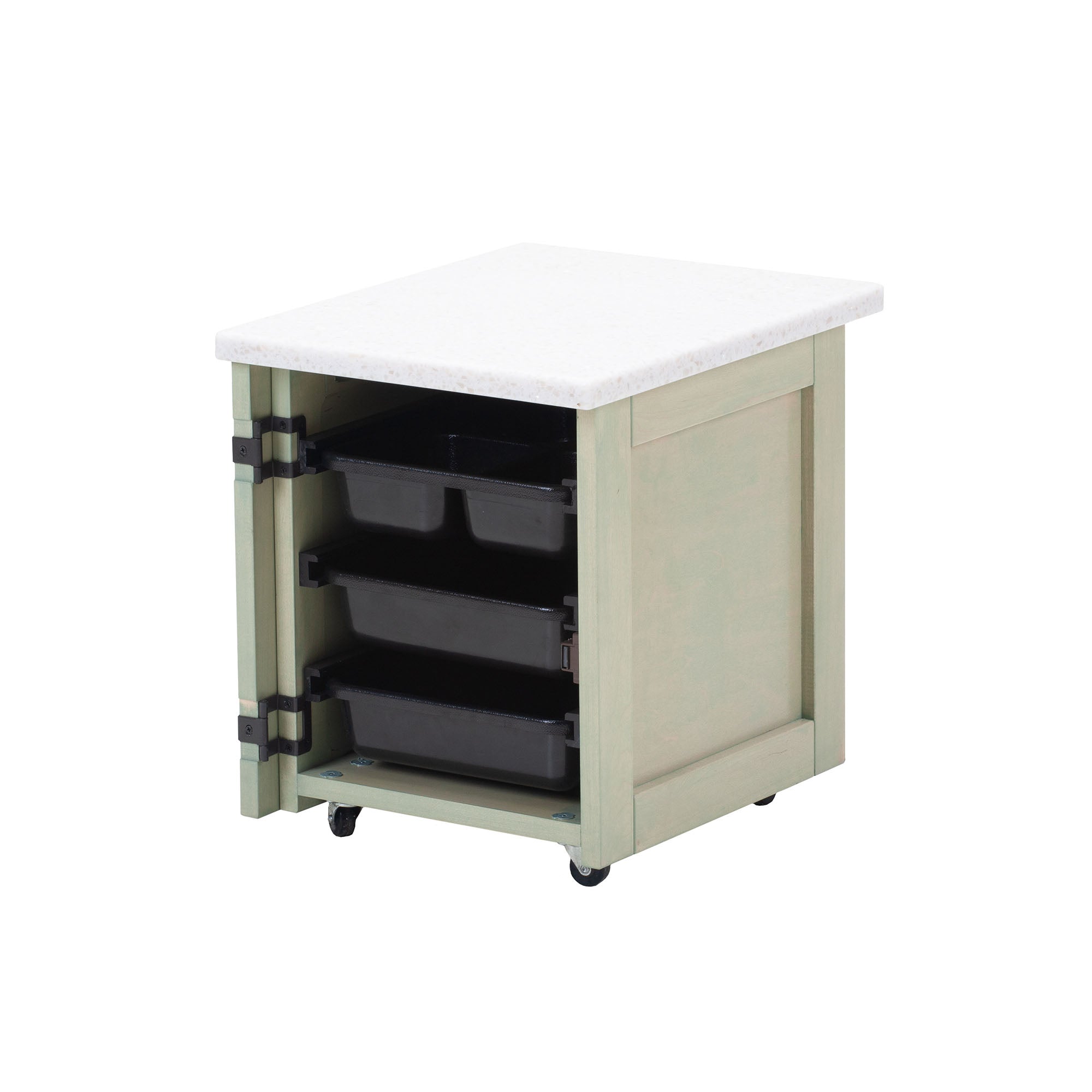 Living Earth Crafts Pedi Trolley - Professional Portable Pedicure Spa Cart with Wheels for Nail Salon & Mobile Spa Services | Perfect for Manicurists & Beauty Professionals On-The-Go