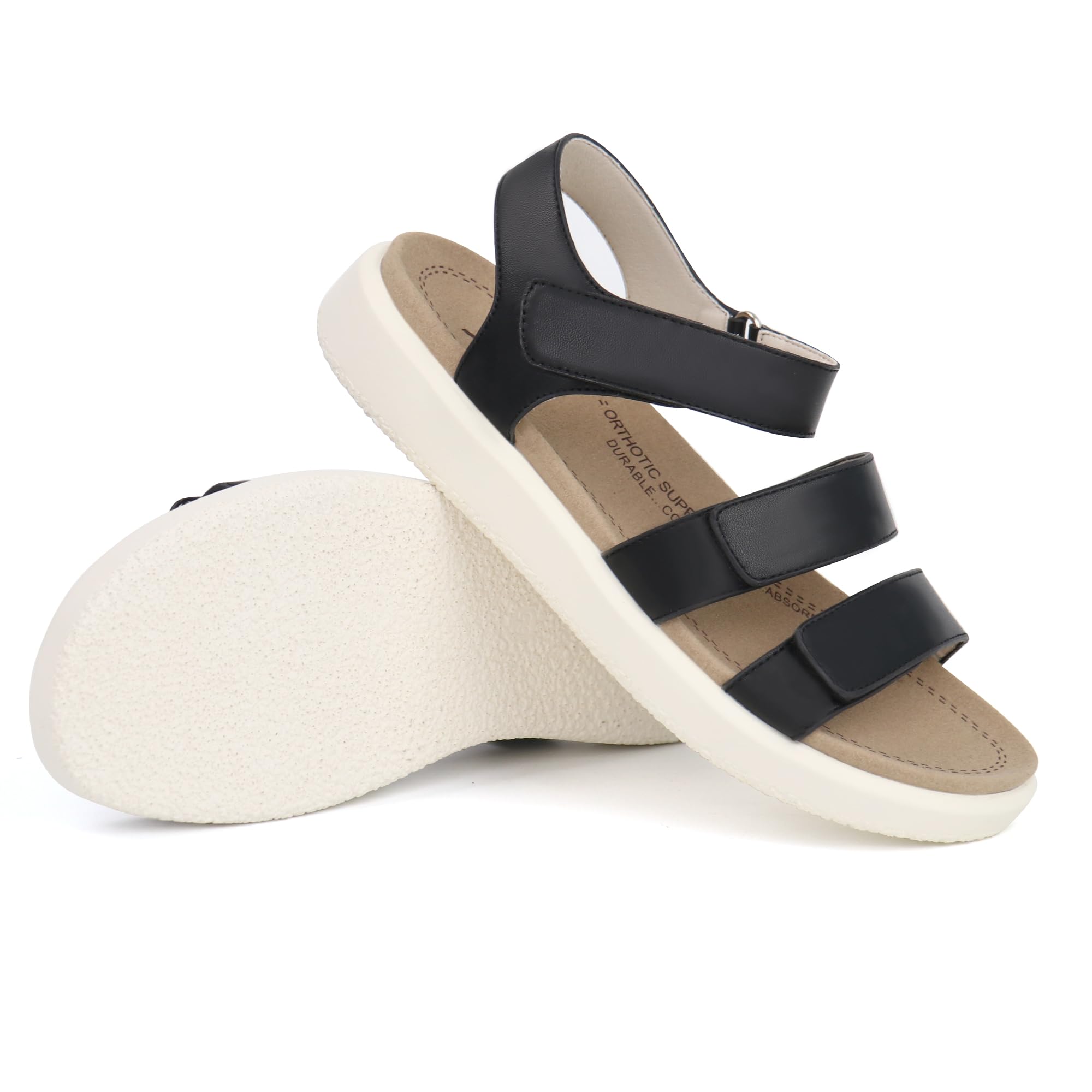 **Orthopedic Arch Support Sandals for Women – Comfortable Orthotic Walking Sandals for Plantar Fasciitis & Flat Feet – Perfect for Travel, Hiking & Everyday Wear**