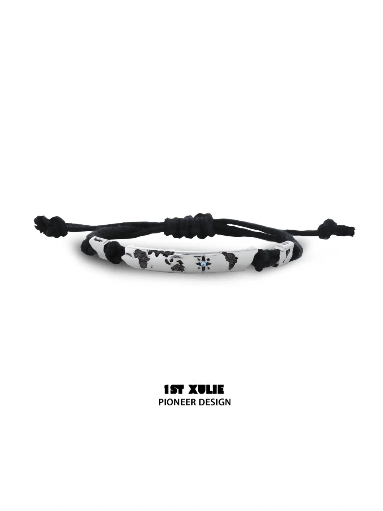 Mini World 925 Sterling Silver World Map Lanyard Bracelet™ - Adjustable Travel Jewelry for Women & Men - Perfect for Travel Lovers, Geography Enthusiasts & Gift Giving
