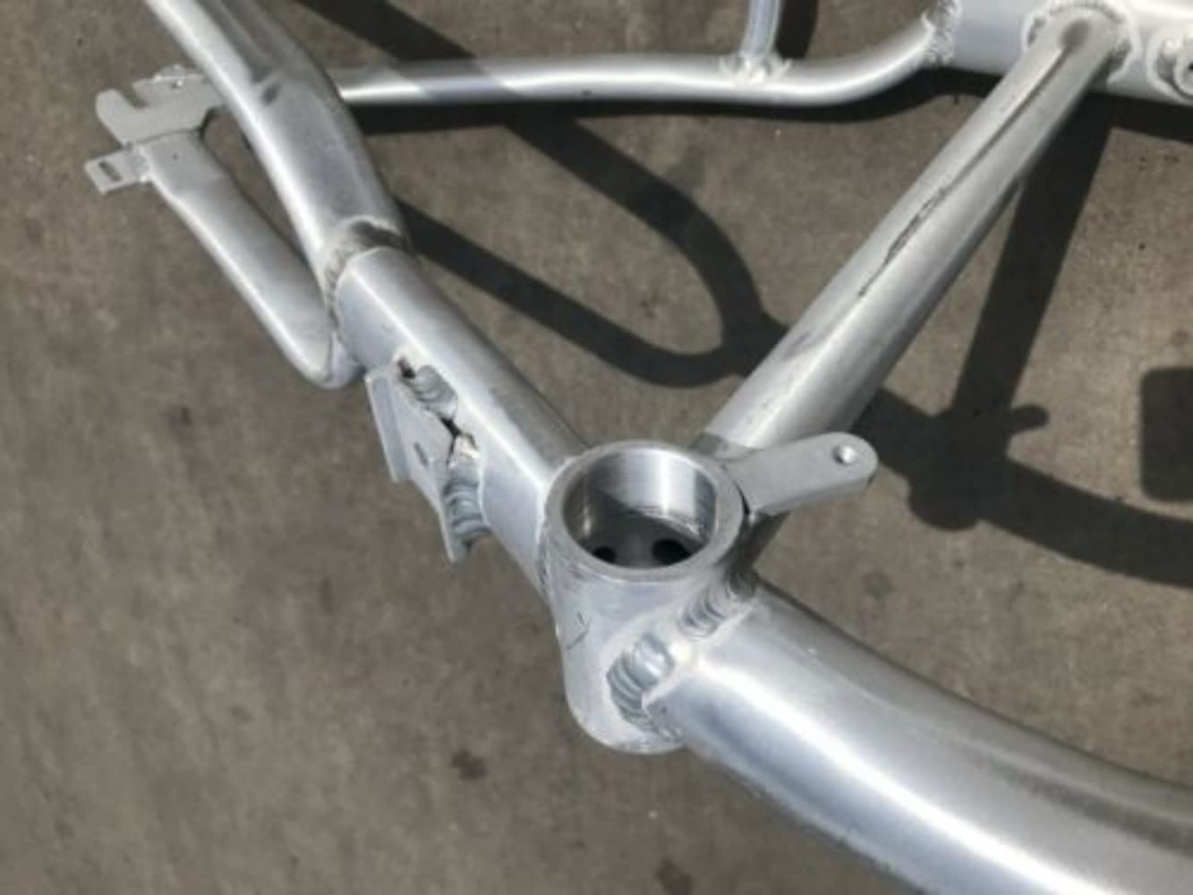 3.4L Felt Faker Gas Tank Frame with Motor Mount, 1 1/8