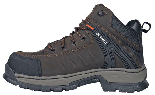 Squire Brown Composite Toe Work Boots - Lightweight Safety Shoes for Men & Women - OSHA Compliant for Construction, Warehouse & Outdoor Work