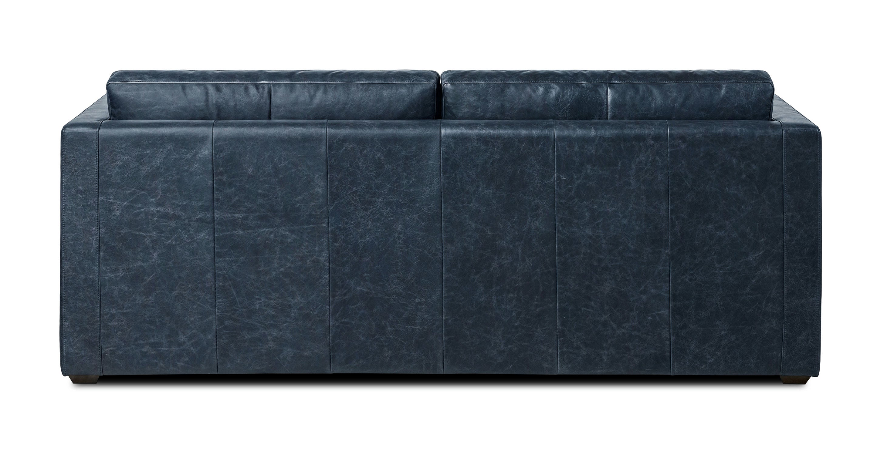 Napa 82 Leather Pull Out Convertible Sleeper Sofa - Premium Genuine Leather Sectional Couch with Chaise Lounge for Living Room, Bedroom & Guest Room | Perfect for Small Spaces, Apartments & Home Theater
