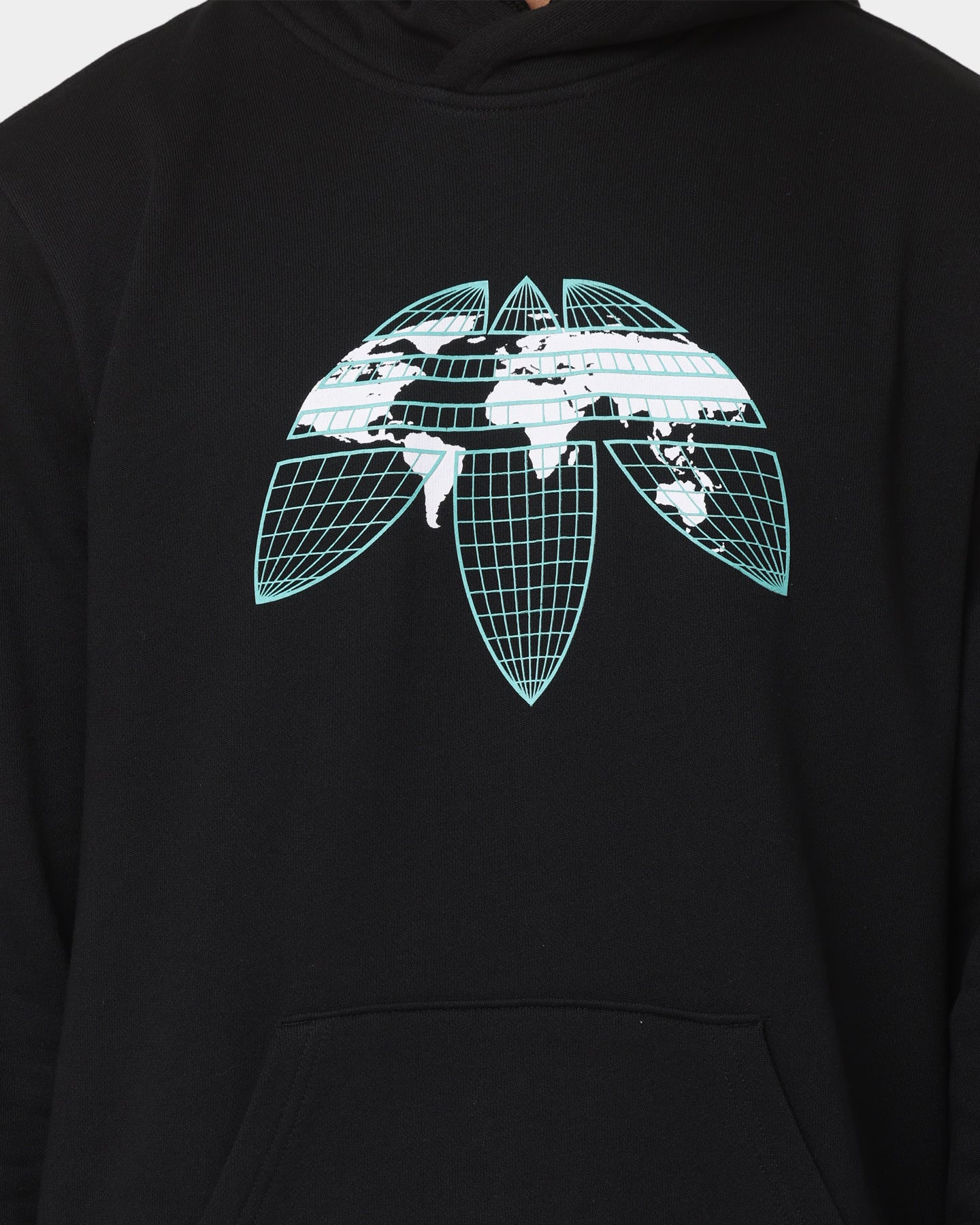 Adidas Graphics United Hoodie Black - Men's Casual Pullover Hooded Sweatshirt for Streetwear & Gym