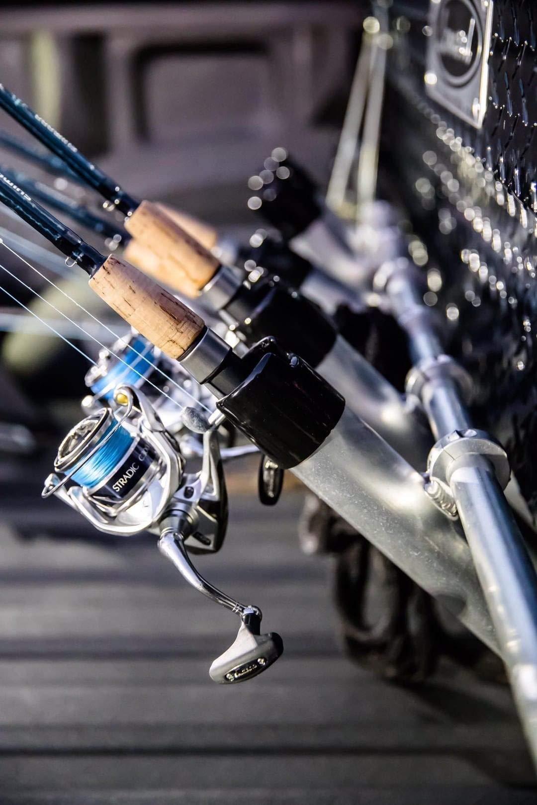 Best Inshore Rod Holder for Truck Bed - Heavy Duty 3 Rod Fishing Holder for Boats & Trucks | Perfect for Saltwater & Freshwater Fishing