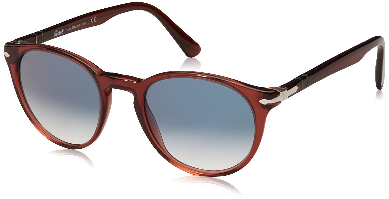 Persol PO3152S Panto Sunglasses for Men & Women – Classic Retro Style UV Protection – Perfect for Driving, Travel & Outdoor Activities