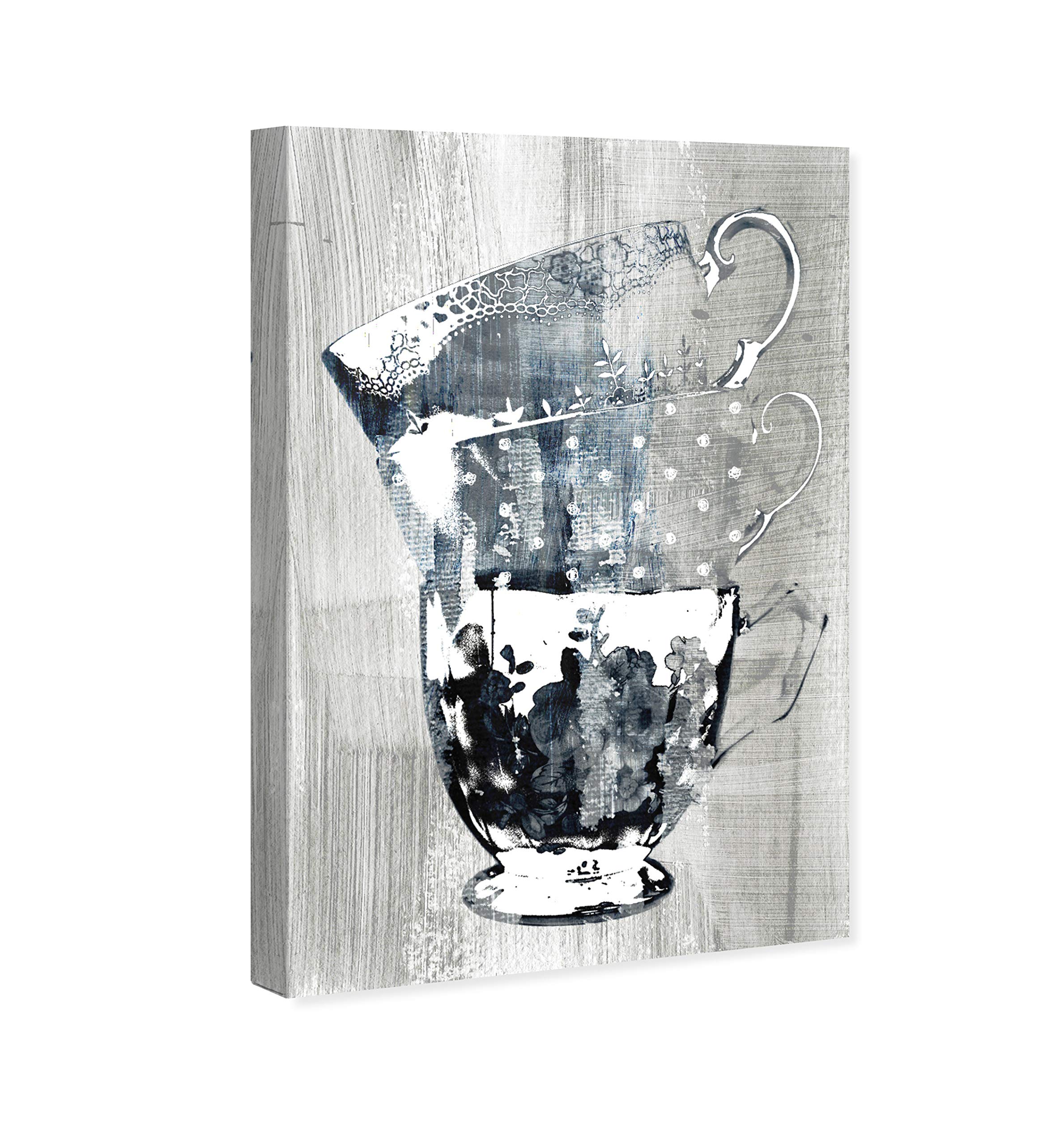 Oliver Gal Artist Co. Coffee Cups Screenprint Wall Art Canvas Print - 20