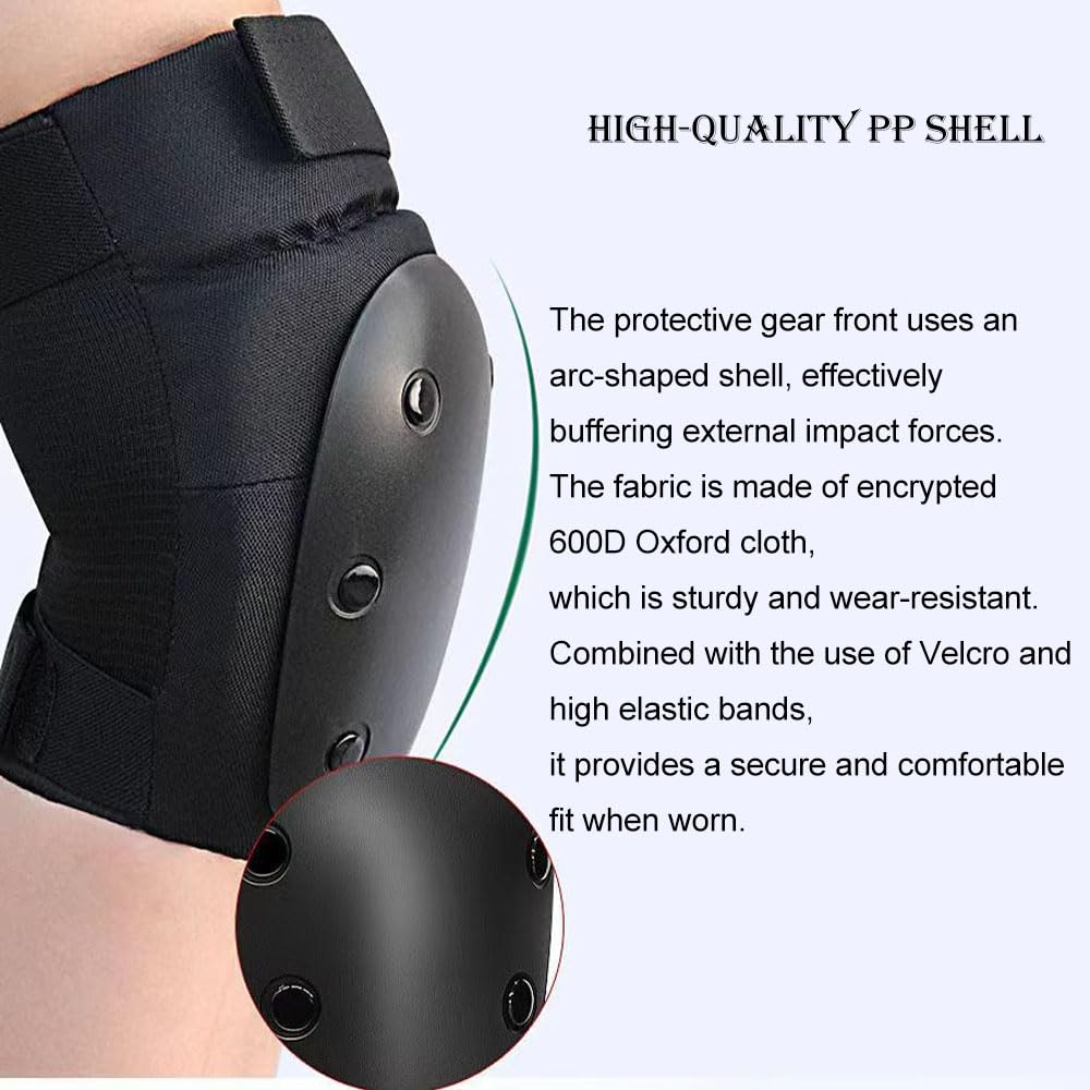 Best 6-in-1 Knee & Elbow Pads Set for Kids/Adults/Youth - Protective Gear for Skateboarding, Biking, Roller Skating & Cycling - Perfect for Outdoor Sports & Extreme Activities