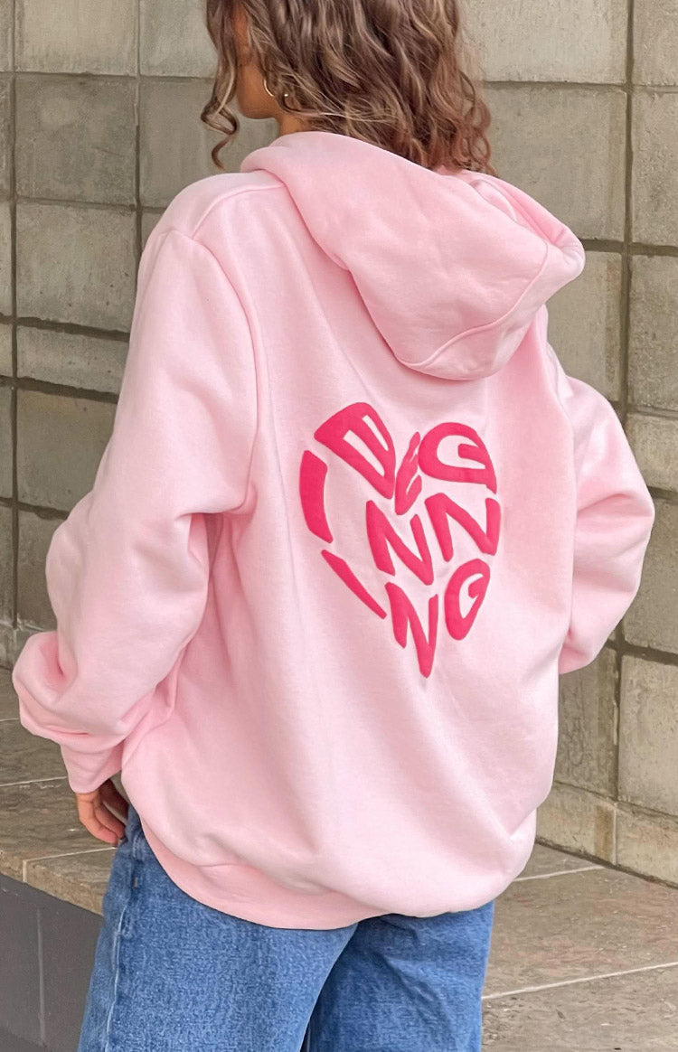 Pink Lovey Bubble Hoodie for Women - Soft & Cozy Pullover Sweatshirt with Hood - Perfect for Casual Outfits, Loungewear & Street Style Fashion