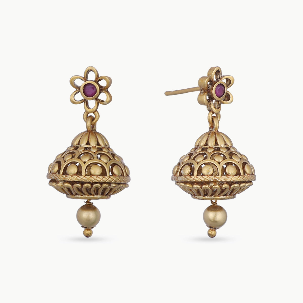 Juhi Antique Earrings - Vintage Style Jewelry for Women - Perfect for Weddings, Parties & Special Occasions