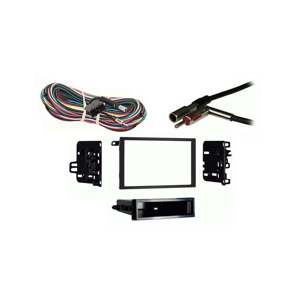 1993-1996 Cadillac Fleetwood Double DIN Stereo Harness & Dash Kit - Harmony Audio Radio Installation Compatible for Seamless Car Audio Upgrade | Perfect for DIY Enthusiasts & Professional Installations