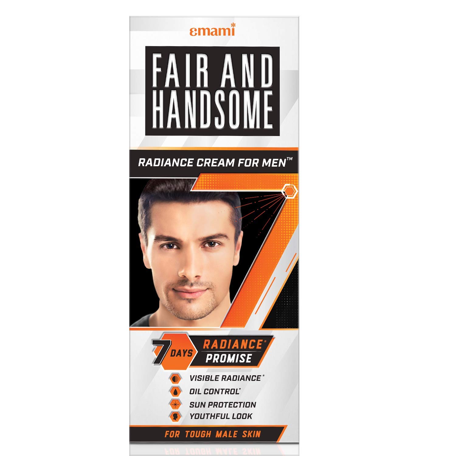 Fair & Handsome Long Lasting Radiance Cream for Men - 2X Spot Reduction, 7 Hour Brightening Effect with Pro-Peptide Technology - 100g Face Moisturizer for Daily Use & Special Occasions