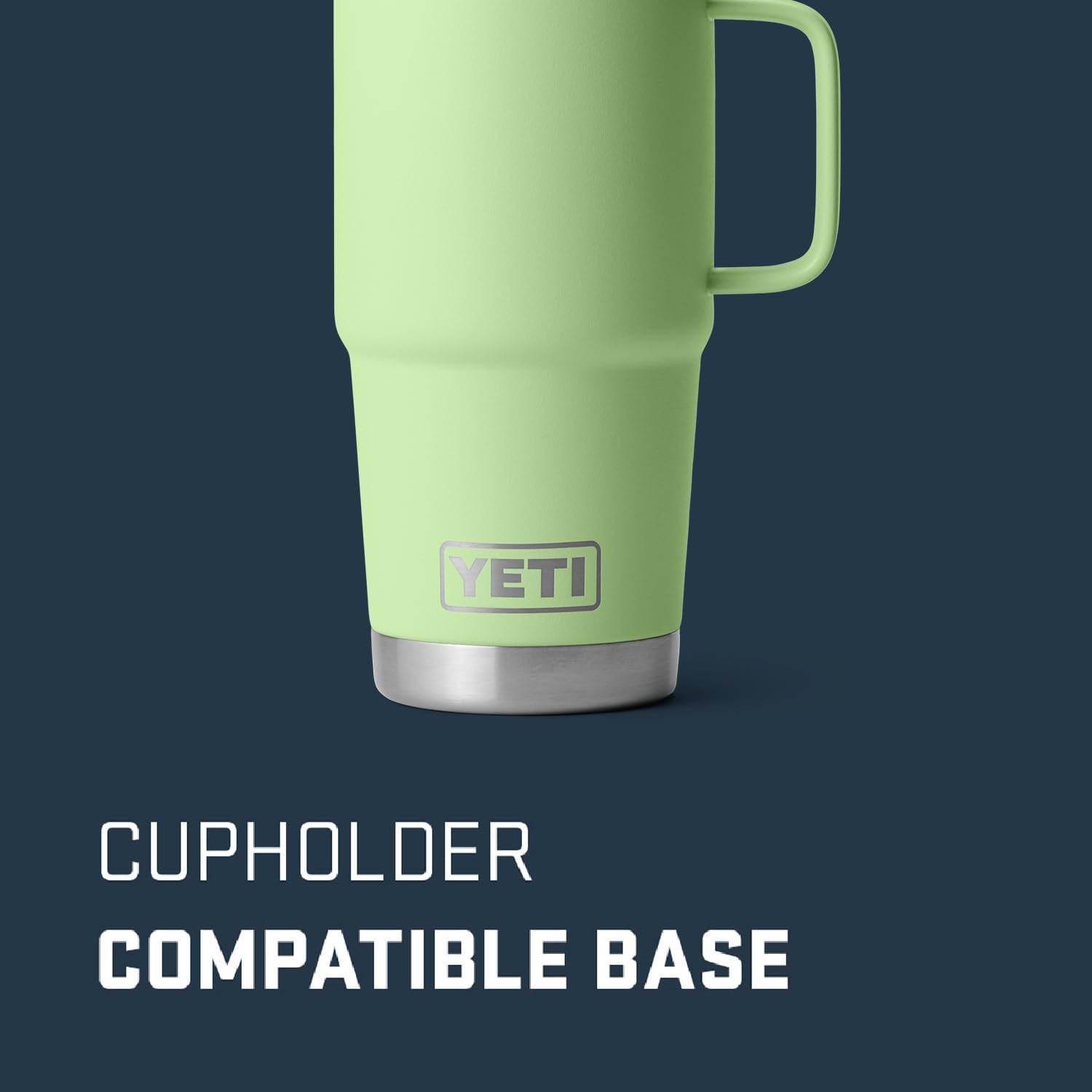 YETI Rambler 20 oz Stainless Steel Vacuum Insulated Travel Mug with Stronghold Lid - Perfect for Coffee, Tea & Hot Drinks On The Go, Office Commute & Outdoor Adventures