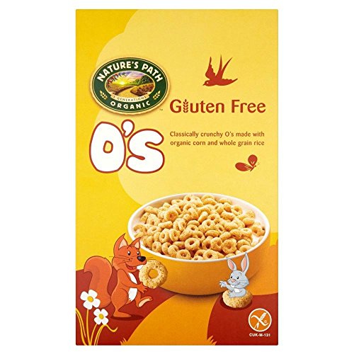 Nature's Path Gluten Free Organic Whole O's Cereal - 325g (Pack of 2) | Healthy Breakfast for Kids & Adults | Vegan, Non-GMO, Whole Grain Oat Snack for Home, Office & Travel