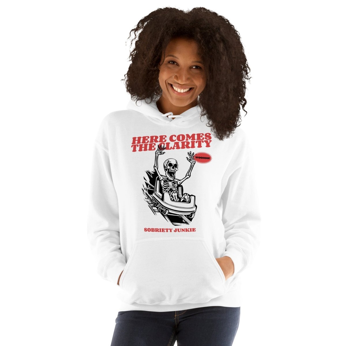 Clarity Unisex Hoodie - Soft & Comfortable Pullover Sweatshirt for Men & Women - Perfect for Casual Wear, Gym, and Outdoor Activities