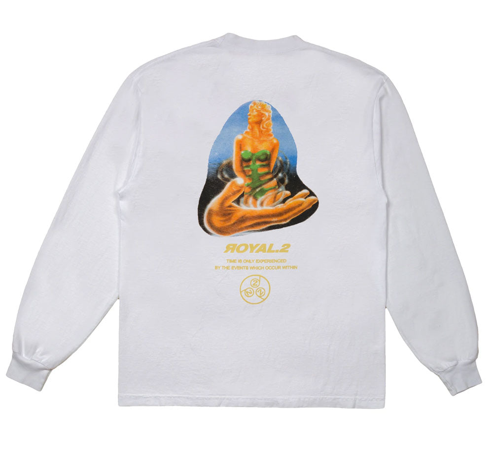 Divine Time Long Sleeve T-Shirt for Men & Women - Soft Cotton Comfort Fit Tee - Perfect for Casual Wear, Street Style & Everyday Outfits