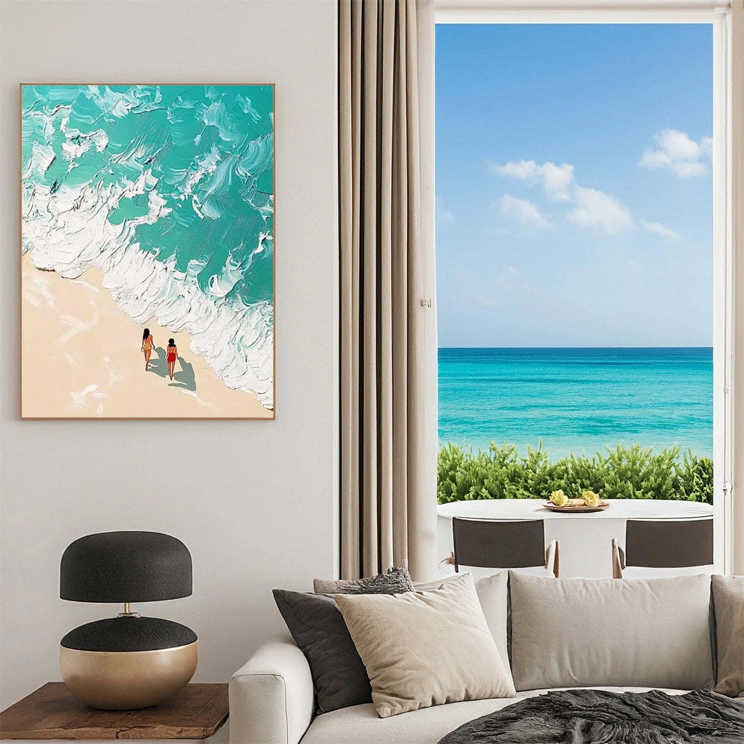 Swimming Sport Texture Canvas Painting #SA013 - Modern Wall Art for Home, Office, Gym & Pool Decor