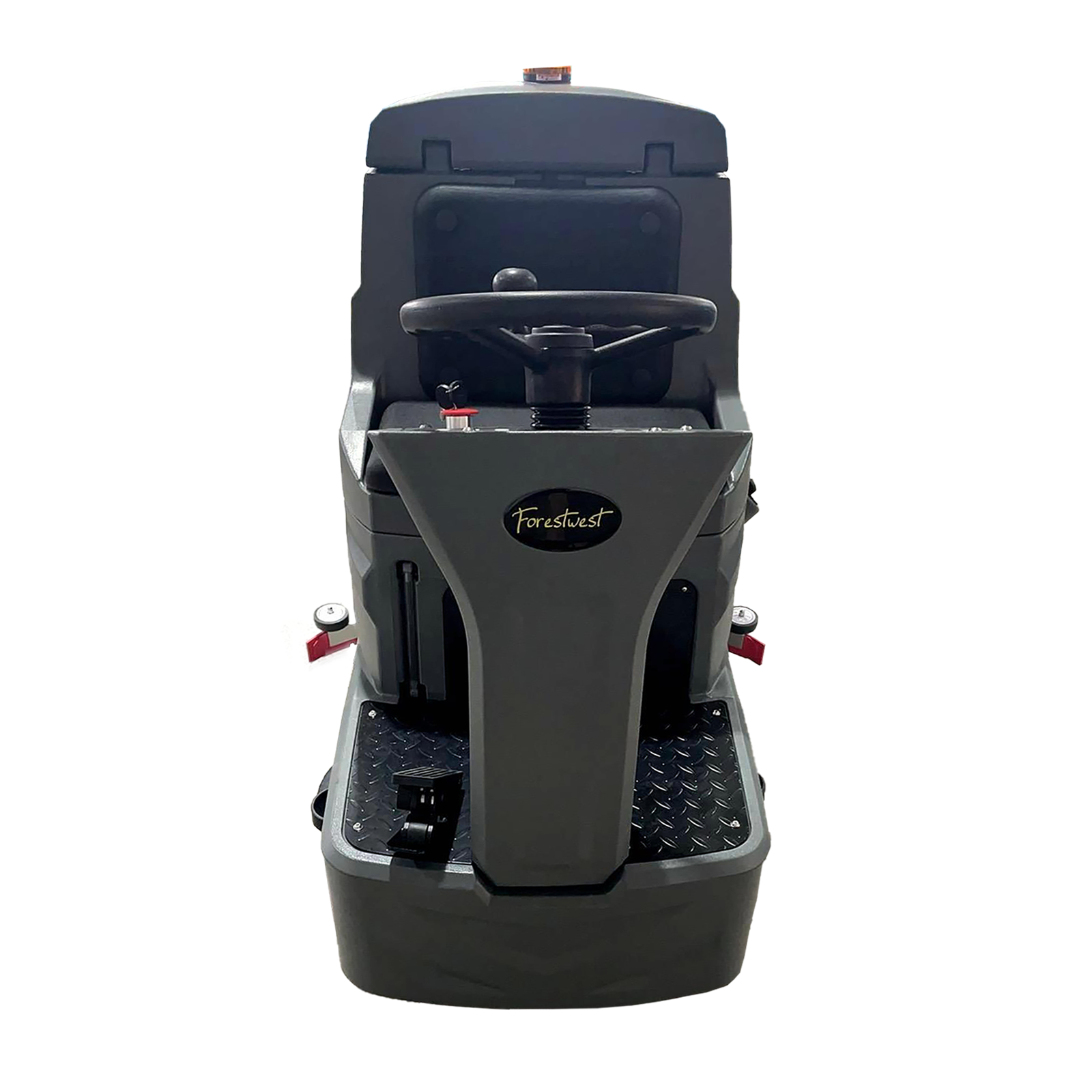 Forestwest BM903 Battery-Powered Ride-On Double Brush Floor Scrubber - Ideal for Hardwood, Tile & Laminate Floors in Homes, Schools & Offices