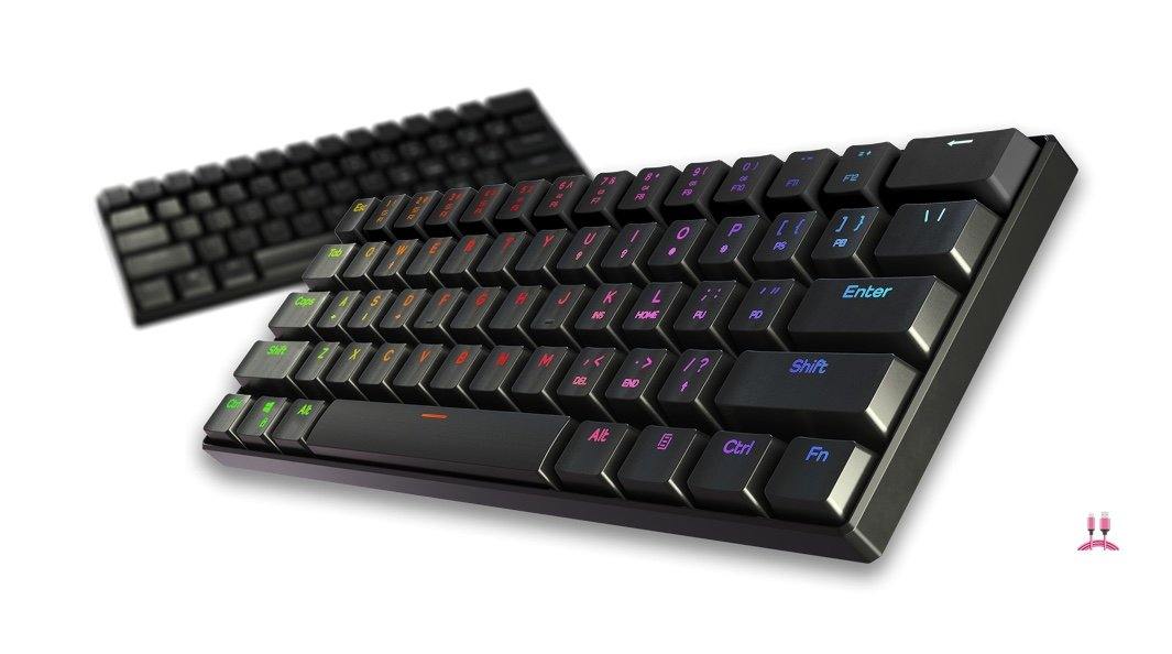 T1 Pro Mechanical Gaming Keyboard - RGB Backlit, Wired USB, Anti-Ghosting - Perfect for PC, PS5, Xbox Gaming & Esports