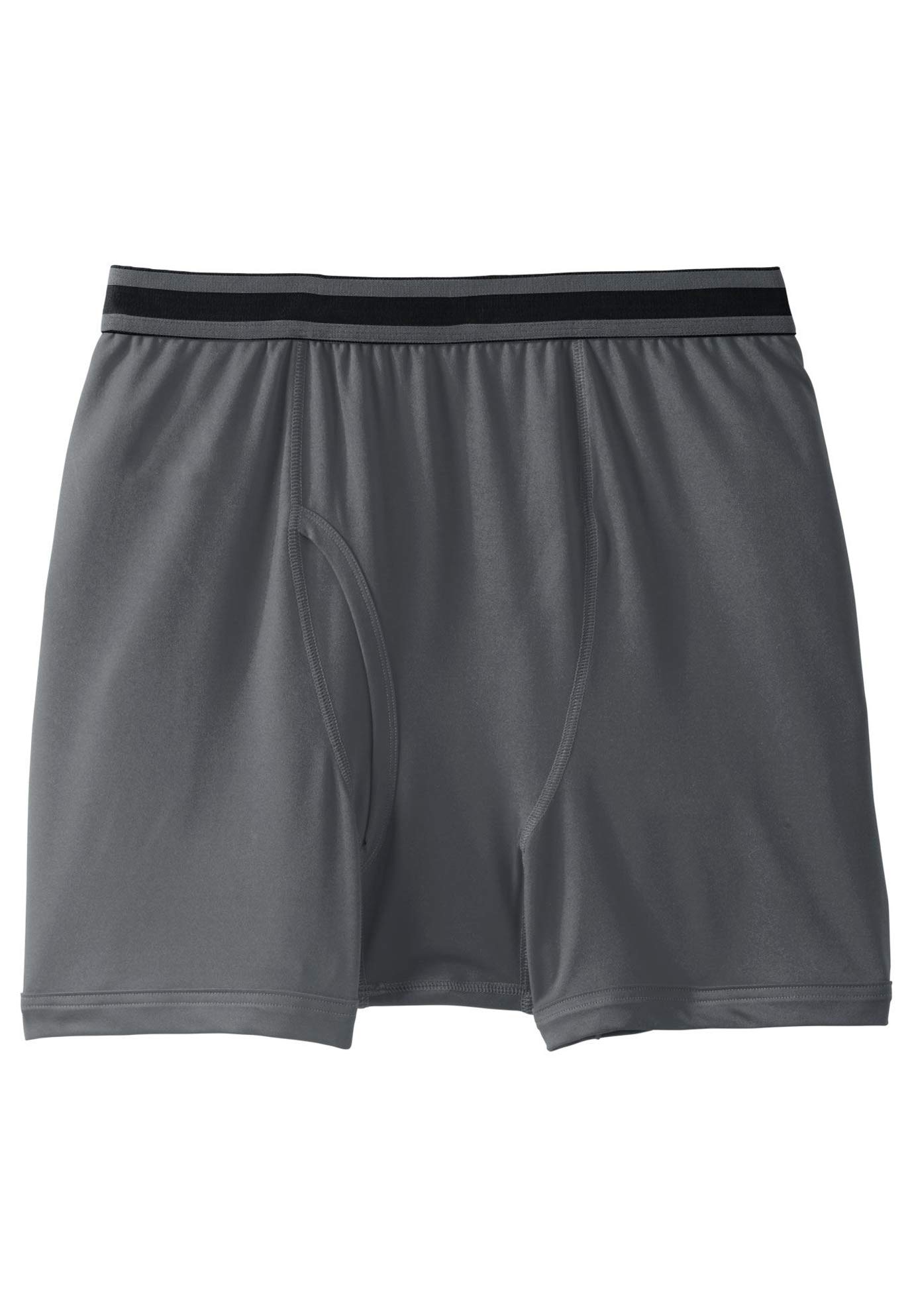KingSize Men's Big & Tall Performance Flex Boxer Briefs - Ultra Soft Breathable Underwear for All-Day Comfort - Perfect for Workouts, Travel & Everyday Wear