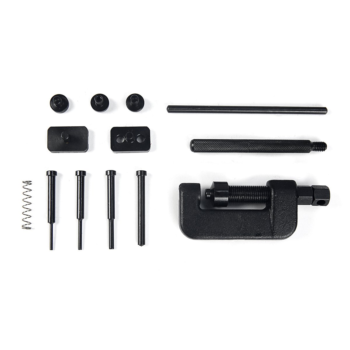 CTA Tools 8982 Heavy Duty Chain Breaker and Riveting Tool Kit for Motorcycle & Bicycle Repair - Professional X-Large Size for ATV, Dirt Bike, and Bike Maintenance