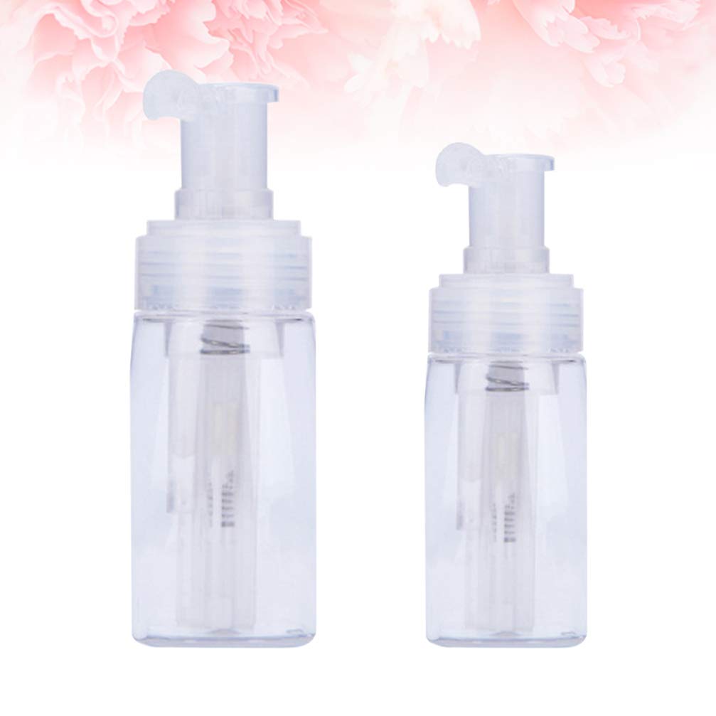 Beaupretty 2 Pack Travel Powder Spray Bottles - Refillable Puff Bottle for Makeup, Body Powder & Baby Powder | Portable Cosmetic Container for On-the-Go Touch Ups, Gym Bag & Travel Essentials