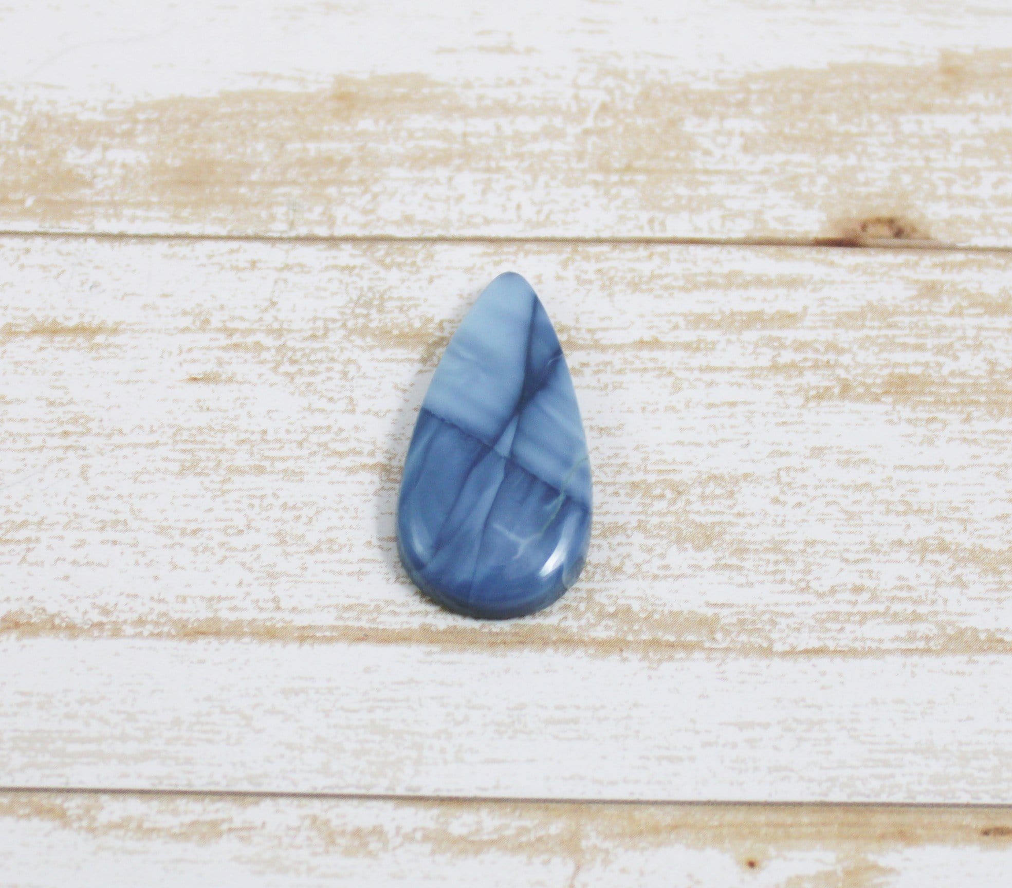 Natural Blue Opal Cabochons for Jewelry Making - Handmade Gemstone Pendants, Rings & Earrings - Perfect for DIY Crafting, Gifts & Healing Crystal Collections