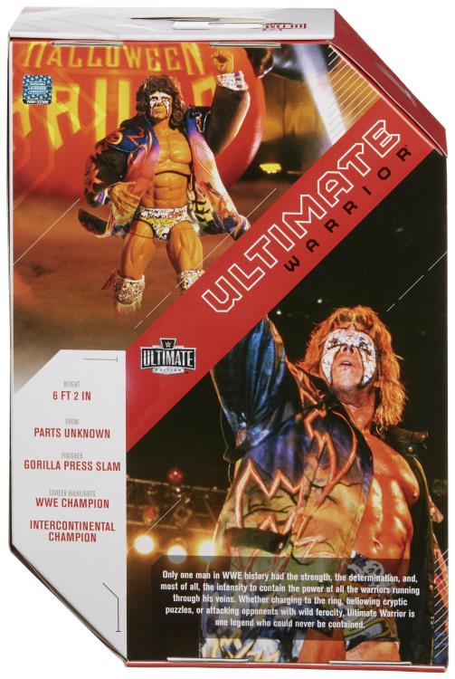 WWE Ultimate Edition Greatest Hits Ultimate Warrior Action Figure - Collectible Wrestling Toy for Fans & Display
