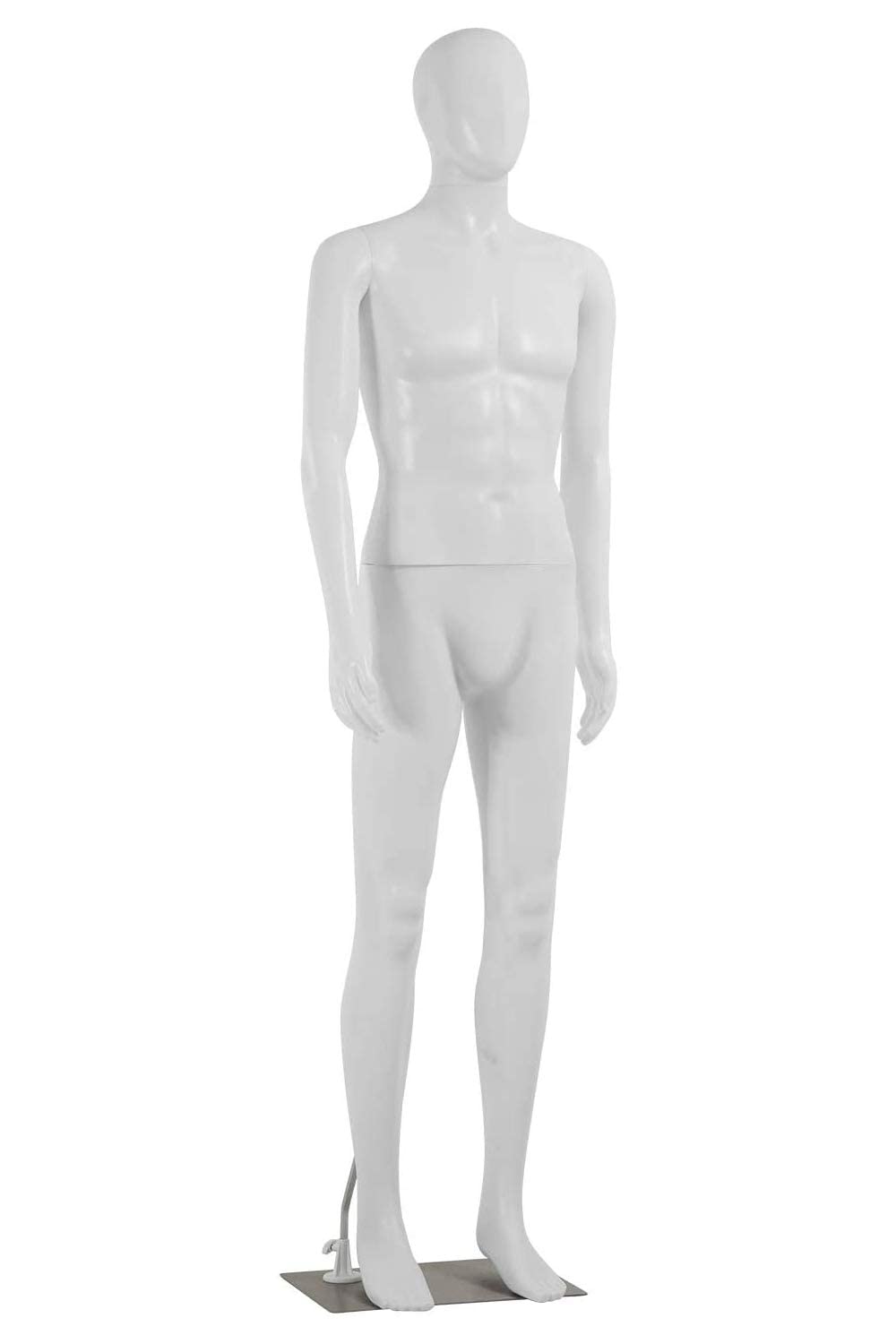 6FT Realistic Male Mannequin with Metal Stand - Full Body Dress Form for Sewing & Display (73 Inch) | Perfect for Tailoring, Fashion Design, and Retail Store Displays