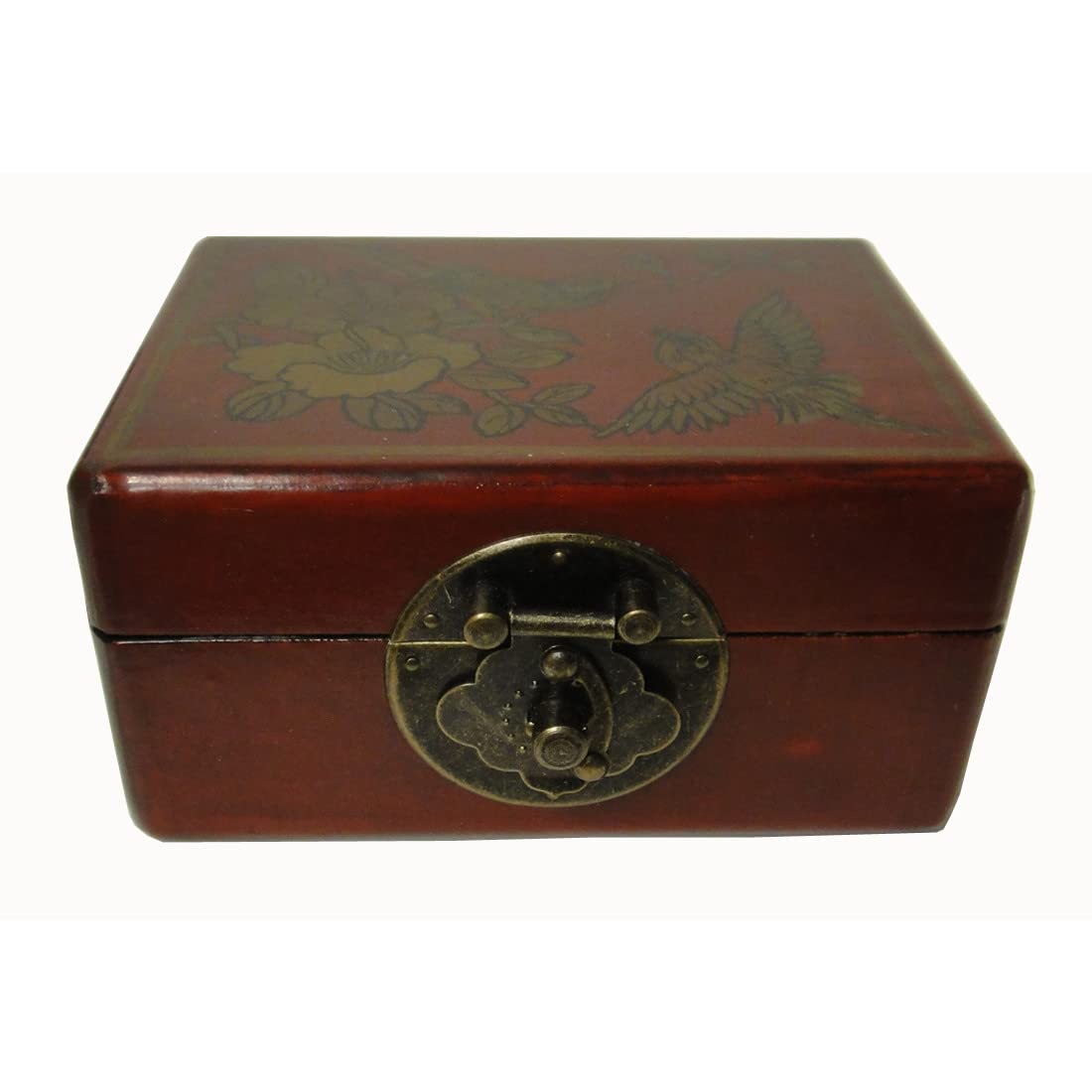 Premium Genuine Leather Rectangular Storage Box - Elegant Red for Jewelry, Watches & Keepsakes | Perfect for Home Decor, Gift Giving & Organizing Valuables