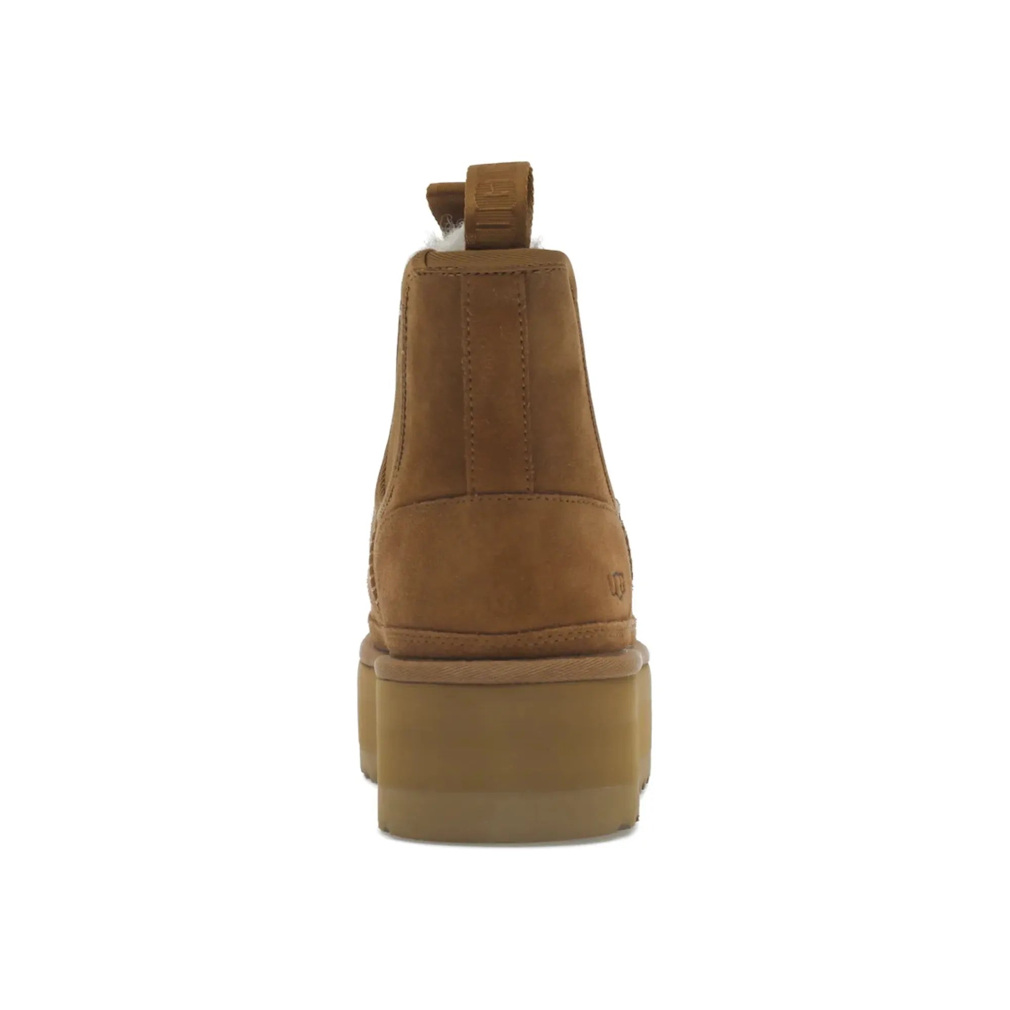 UGG Neumel Platform Chelsea Boots for Women - Chestnut Brown Suede Winter Boots | Comfortable & Stylish for Cold Weather, Outdoor Walking, and Casual Wear
