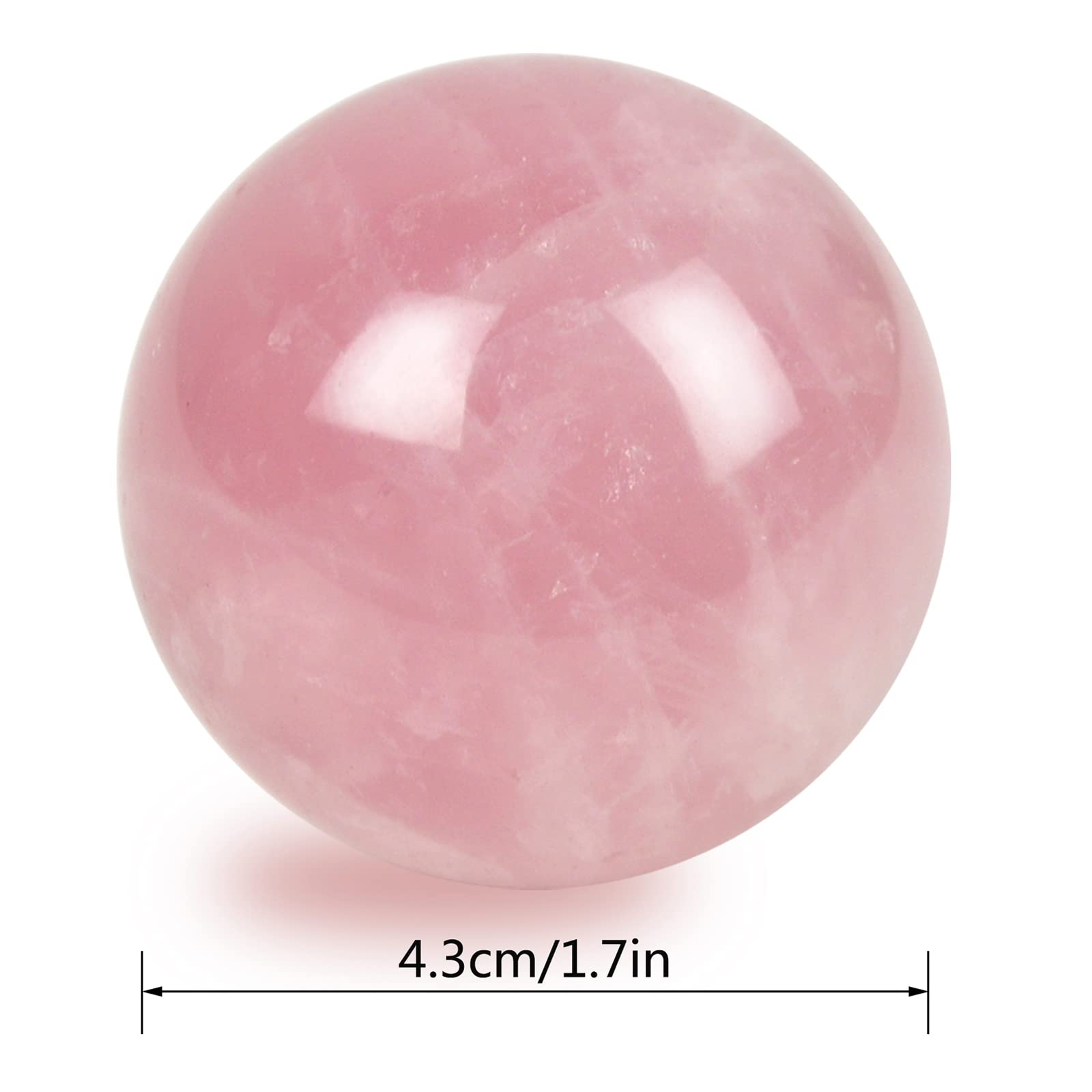 1.57 Inch Feng Shui Stone Baoding Balls - Chinese Health Exercise Stress Relief Balls with Gift Box (Pink) - Perfect for Meditation, Office Stress Relief & Traditional Chinese Wellness Practice