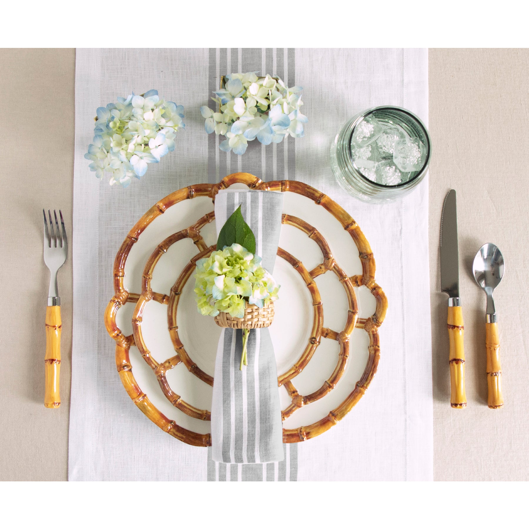 Rustic Farmhouse Table Runner for Dining Room Decor - Cotton Linen Tablecloth for Farmhouse Style, Weddings, and Holiday Decorations